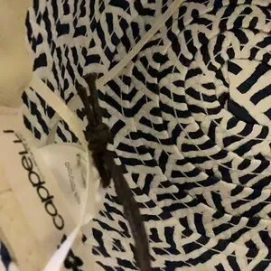 Cappelli Straworld Blue and White Geometric Sun Hat. Adjustable size. NWT’S Cappelli Straworld | Accessories | Cappelli Straworld Blue  main image 3